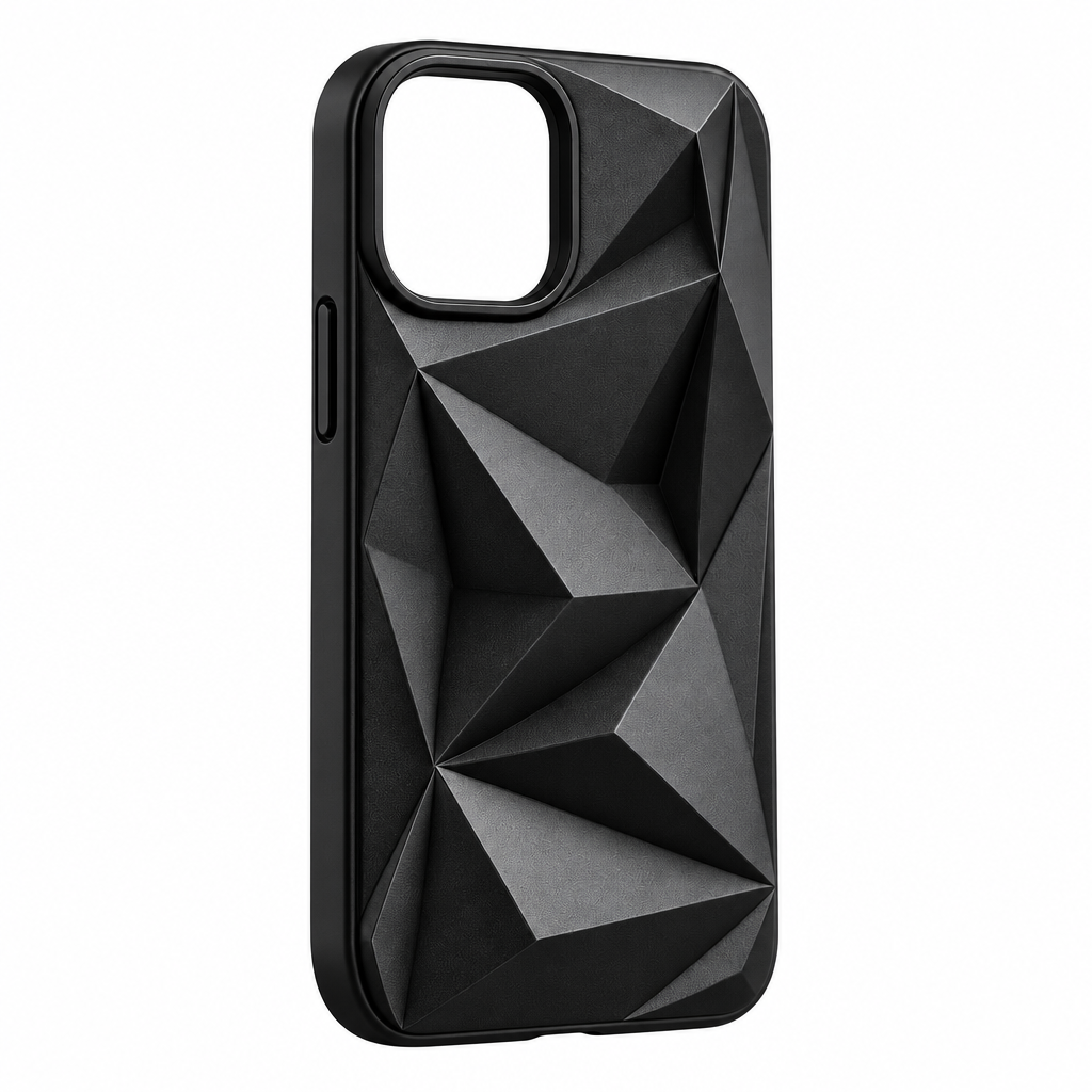 Black Origami Phone Case — view 4