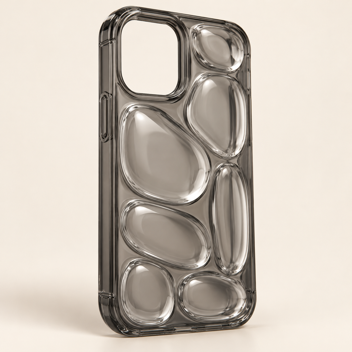 Smoky Clear Bubble Phone Case — view 1