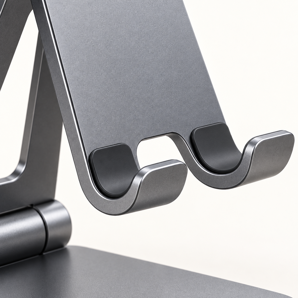 Graphite Dual-Hinge Phone Stand — view 3