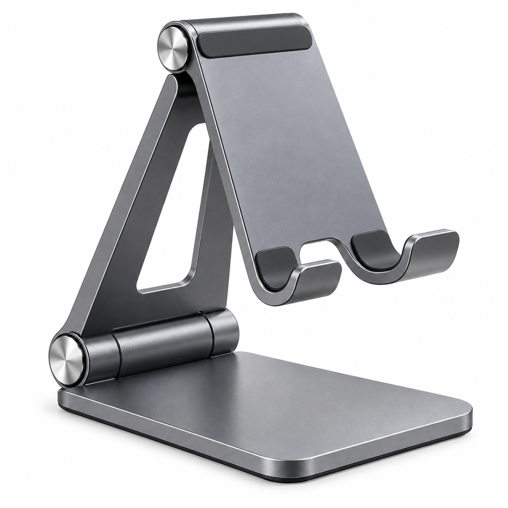 Graphite Dual-Hinge Phone Stand — view 4