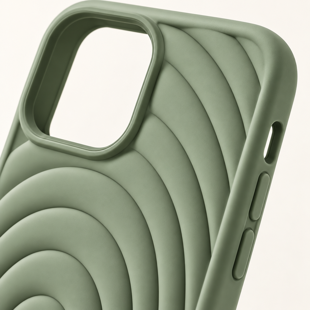 Sage Sculpted Arch Phone Case — view 3