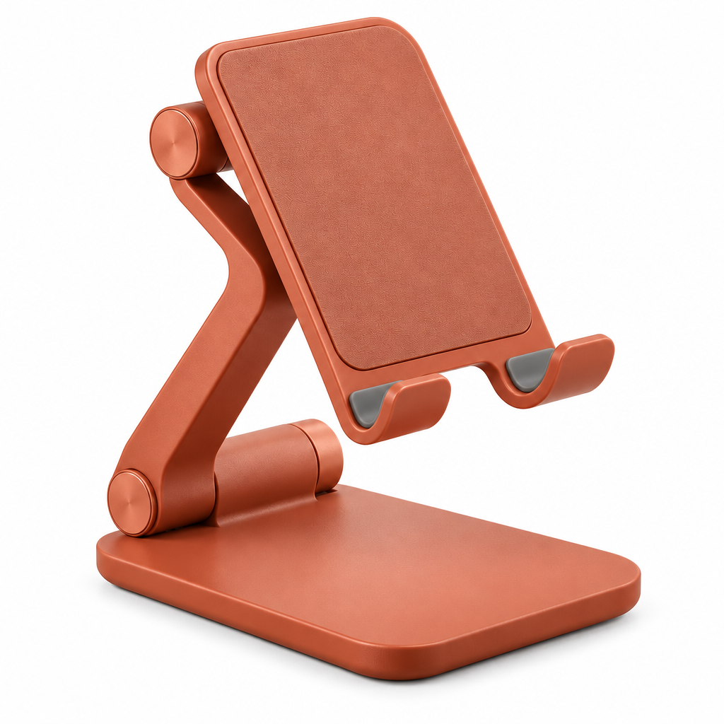 Terracotta Z-Arm Phone Stand — view 4